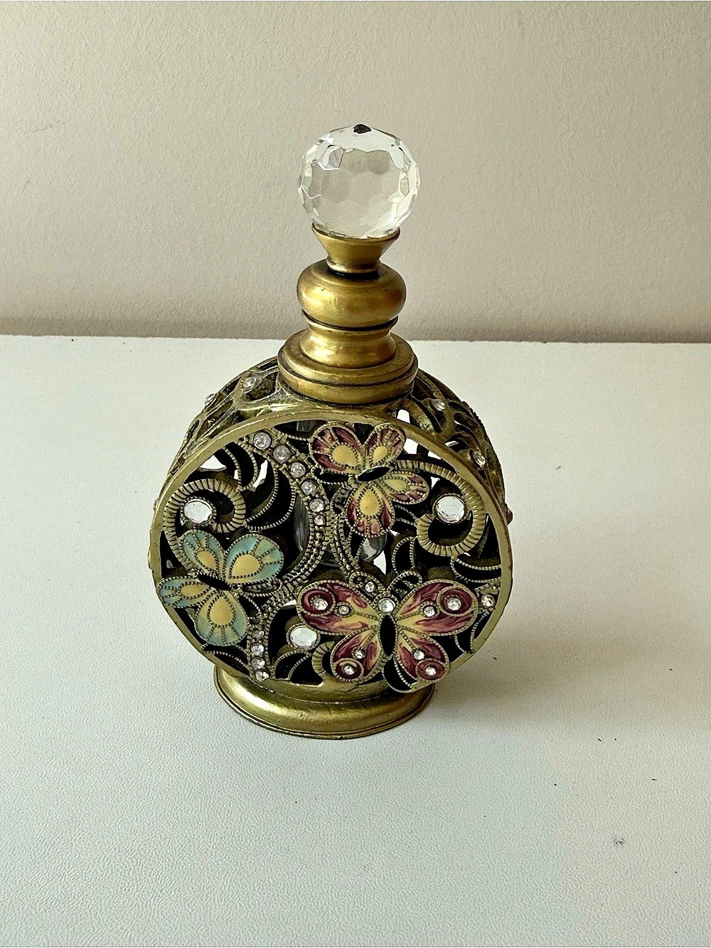 Ornate Floral Decorative Bottle